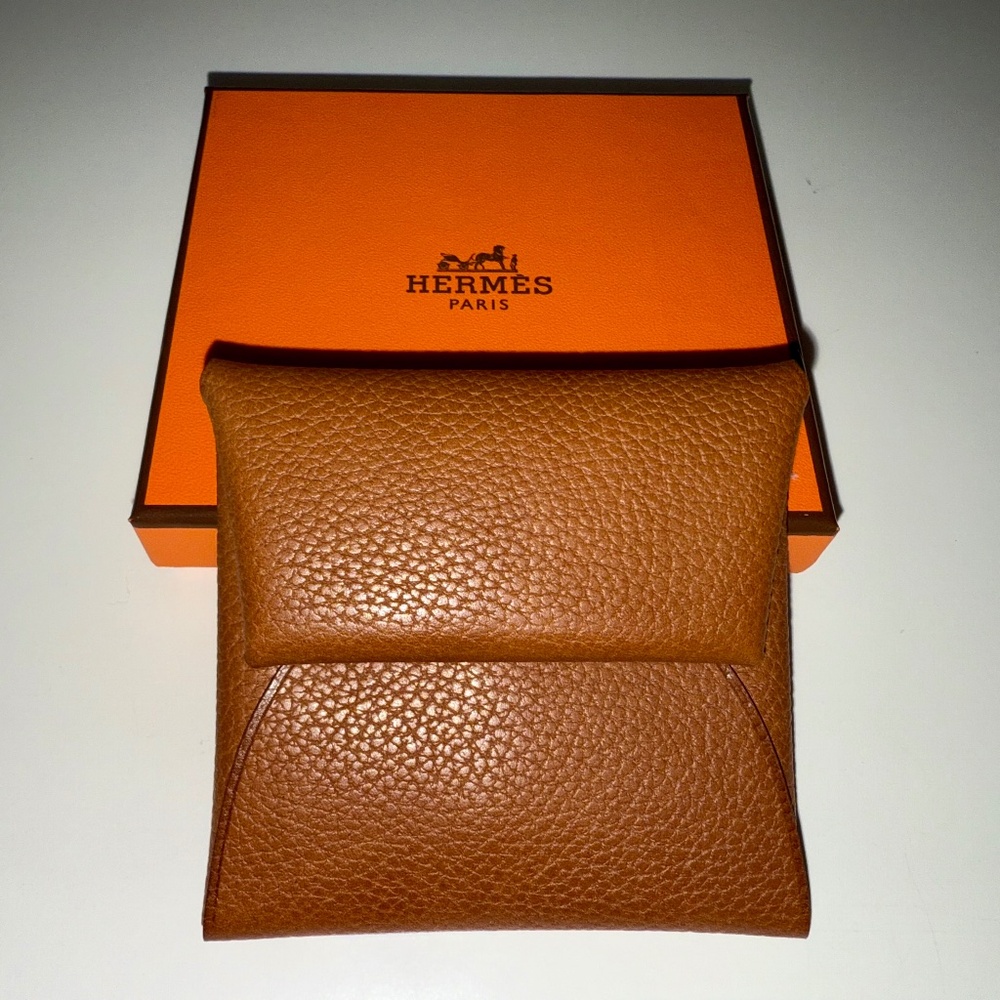 SOLD Hermes Bastia Coin Purse Fauve